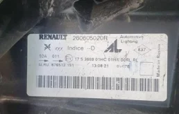 Фара ксенон левая для Renault Duster 2015 года на фотографиях