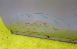 Дверь передняя правая для Nissan X-Trail 2016 года на фотографиях