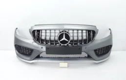 Бампер передний желательно серебристый для Mercedes-Benz C class C205 2014-2020