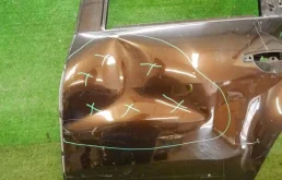 Дверь задняя левая для Renault Duster 2017 года на фотографиях