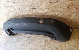 Фартук (спойлер) заднего бампера для Volkswagen Tiguan 2010 года на фотографиях