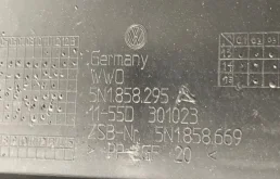 Торпедо (в сборе) для Volkswagen Tiguan 2013 года на фотографиях